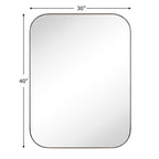 Miroirs muraux ronds en métal chic et moderne du milieu du siècle TEHOME