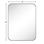 Miroirs muraux ronds en métal chic et moderne du milieu du siècle TEHOME