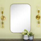 Miroirs muraux ronds en métal chic et moderne du milieu du siècle TEHOME