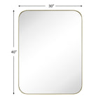 Miroirs muraux ronds en métal chic et moderne du milieu du siècle TEHOME
