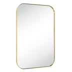 Miroirs muraux ronds en métal chic et moderne du milieu du siècle TEHOME