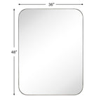 Miroirs muraux ronds en métal chic et moderne du milieu du siècle TEHOME