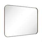 Miroirs muraux ronds en métal chic et moderne du milieu du siècle TEHOME