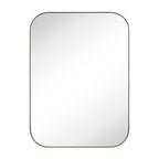 Miroirs muraux ronds en métal chic et moderne du milieu du siècle TEHOME