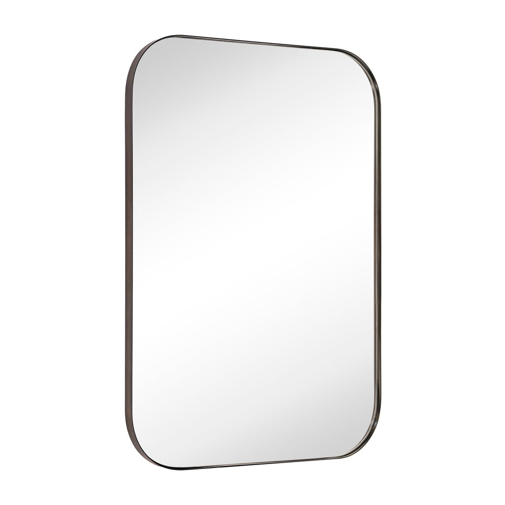 Miroirs muraux ronds en métal chic et moderne du milieu du siècle TEHOME