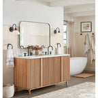 Miroirs muraux ronds en métal chic et moderne du milieu du siècle TEHOME