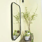 Miroirs muraux ronds en métal chic et moderne du milieu du siècle TEHOME