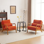 Chaise d'appoint rembourrée moderne du milieu du siècle
