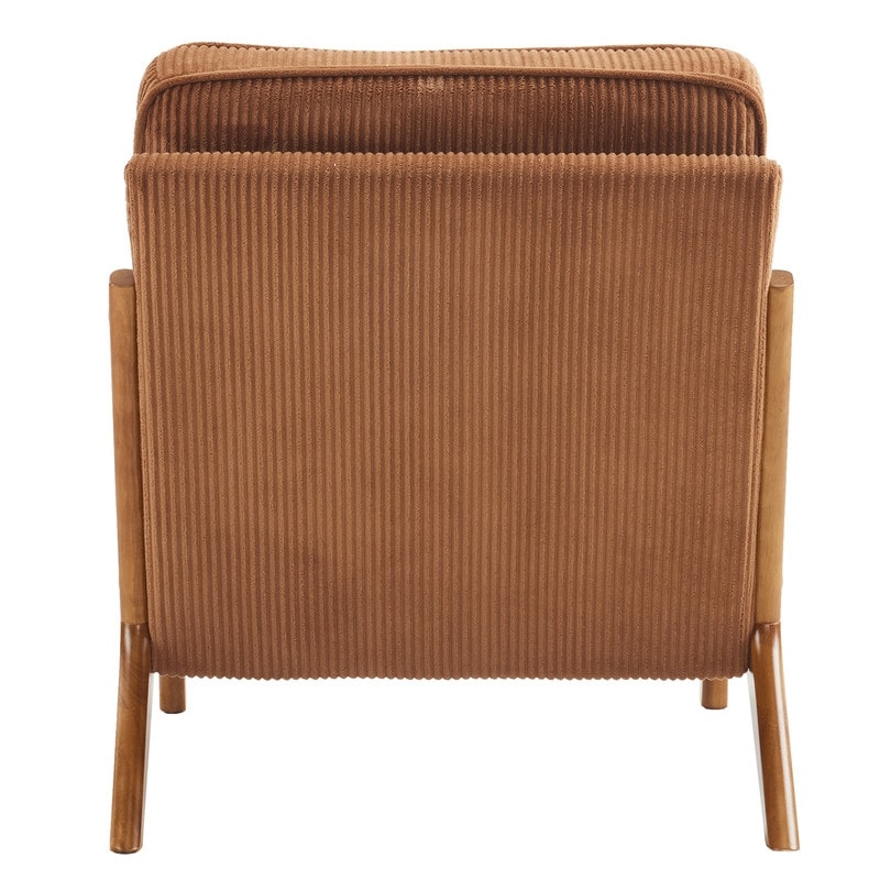 Chaise d'appoint rembourrée moderne du milieu du siècle