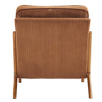 Chaise d'appoint rembourrée moderne du milieu du siècle