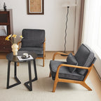 Chaise d'appoint rembourrée moderne du milieu du siècle
