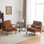 Chaise d'appoint rembourrée moderne du milieu du siècle