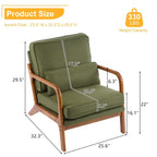 Chaise d'appoint rembourrée moderne du milieu du siècle