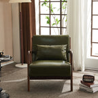 Chaise d'appoint rembourrée moderne du milieu du siècle