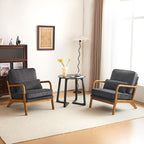 Chaise d'appoint rembourrée moderne du milieu du siècle