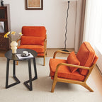 Chaise d'appoint rembourrée moderne du milieu du siècle