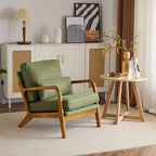 Chaise d'appoint rembourrée moderne du milieu du siècle