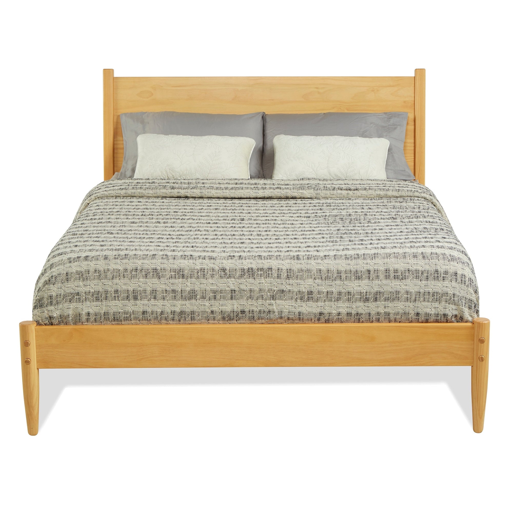 Mid-Century Panel Bed