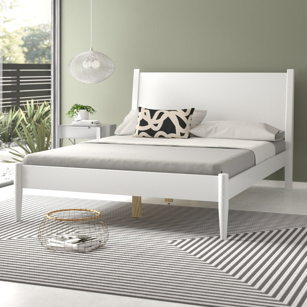 Mid-Century Panel Bed