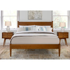 Mid-Century Panel Bed