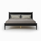 Mid-Century Panel Bed