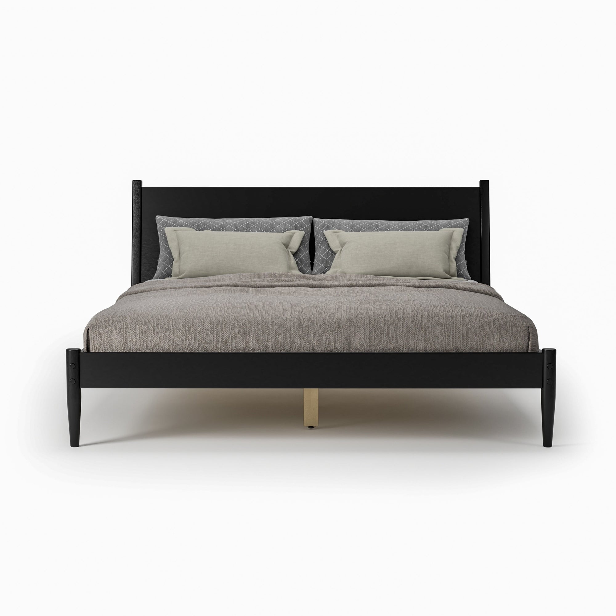 Mid-Century Panel Bed