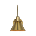 Applique murale conique moderne du milieu du siècle à 1 ampoule - Lampe de chambre 7 pouces