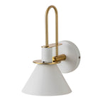 Applique murale conique moderne du milieu du siècle à 1 ampoule - Lampe de chambre 7 pouces