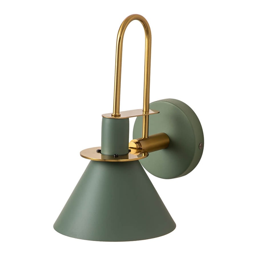 Applique murale conique moderne du milieu du siècle à 1 ampoule - Lampe de chambre 7 pouces
