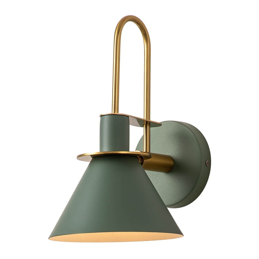 Applique murale conique moderne du milieu du siècle à 1 ampoule - Lampe de chambre 7 pouces
