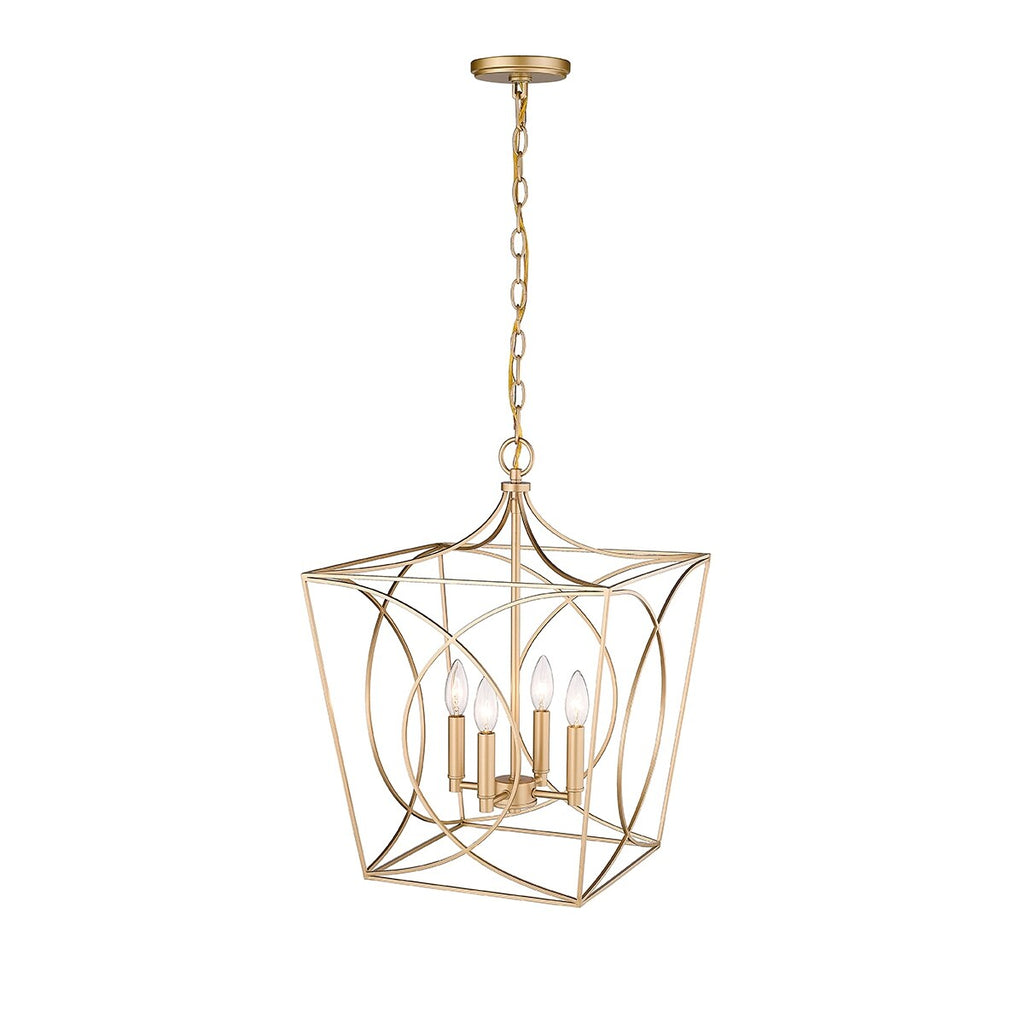 Luminaire suspendu Millennium Lighting Tracy à 4 lumières, disponible en plusieurs finitions