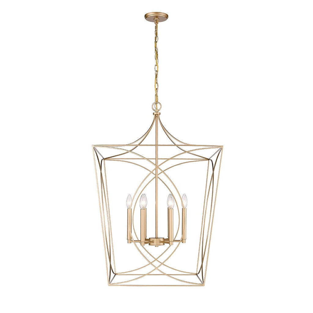 Luminaire suspendu Millennium Lighting Tracy à 4 lumières, disponible en plusieurs finitions