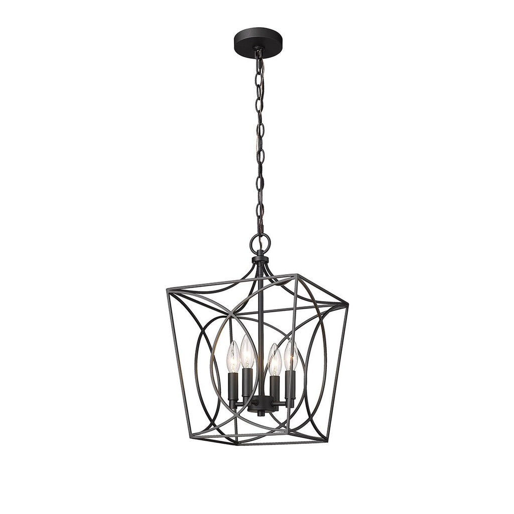 Luminaire suspendu Millennium Lighting Tracy à 4 lumières, disponible en plusieurs finitions