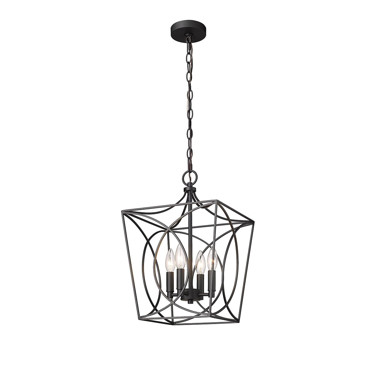 Luminaire suspendu Millennium Lighting Tracy à 4 lumières, disponible en plusieurs finitions