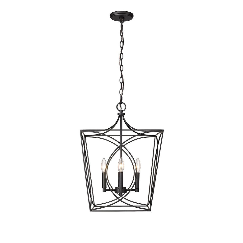 Luminaire suspendu Millennium Lighting Tracy à 4 lumières, disponible en plusieurs finitions
