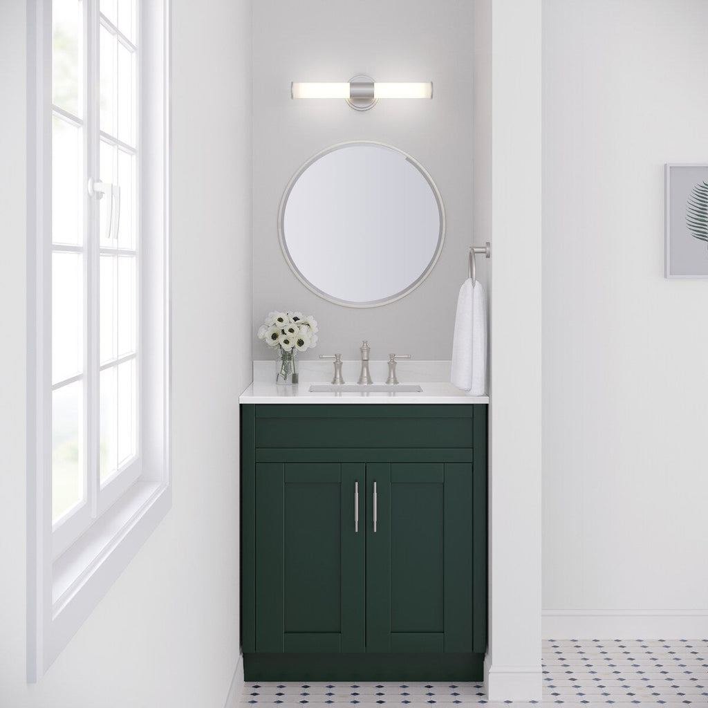 Luminaire de salle de bain à LED Truman de Millennium Lighting, disponible en plusieurs finitions