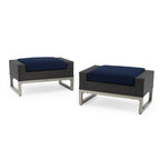 Ensemble de foyer extérieur Milo Espresso 7 pièces Sunbrella avec mouvement