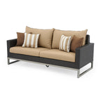 Ensemble de foyer extérieur Milo Espresso 7 pièces Sunbrella avec mouvement