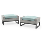 Ensemble de 7 sièges profonds pour patio extérieur Milo Gray Sunbrella Motion
