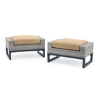 Ensemble de 7 sièges profonds pour patio extérieur Milo Gray Sunbrella Motion