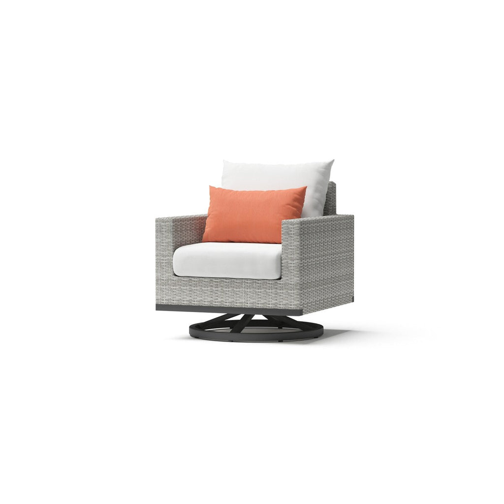 Ensemble de 7 sièges profonds pour patio extérieur Milo Gray Sunbrella Motion