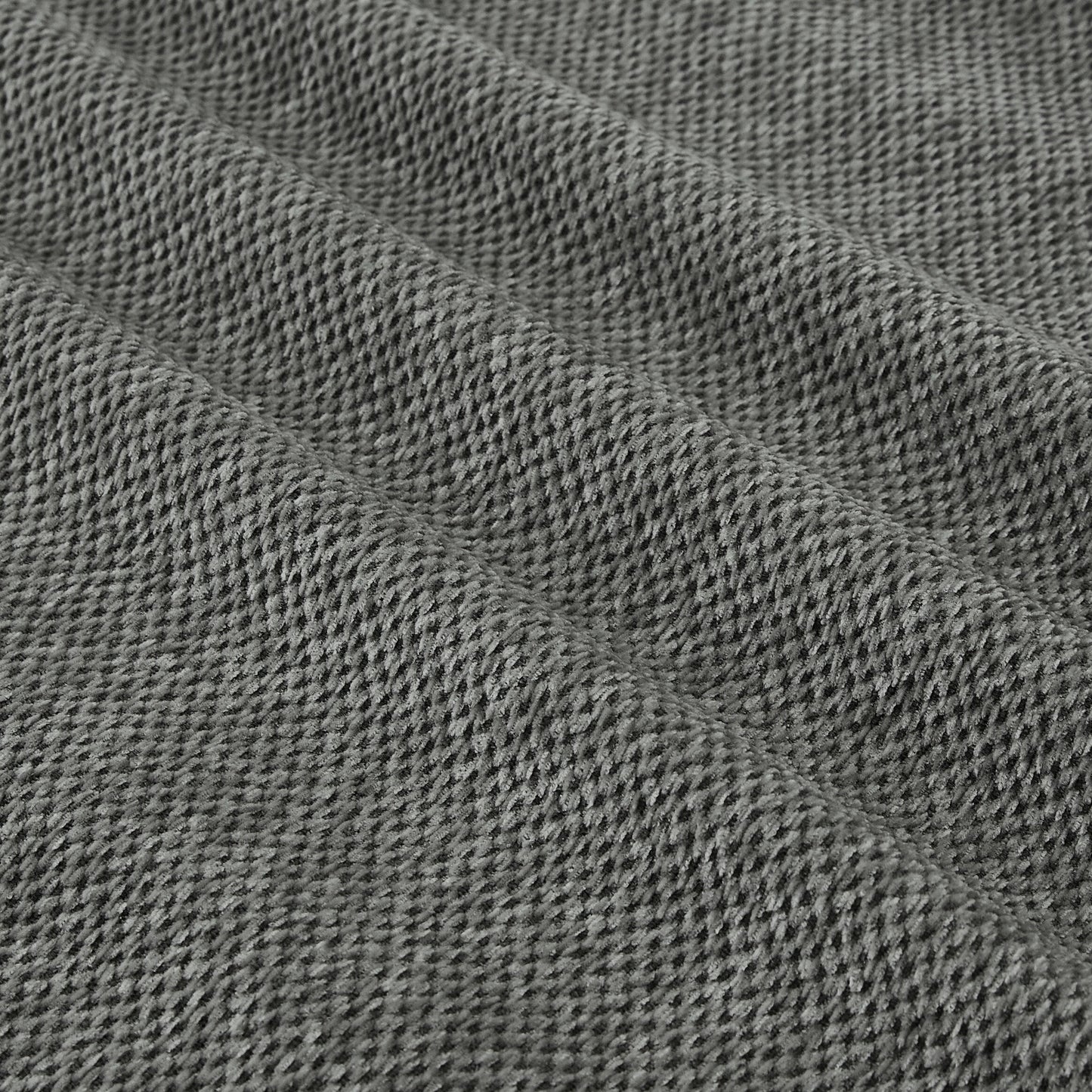 Canapé modulaire en forme de L en tissu chenille minimaliste pour salon