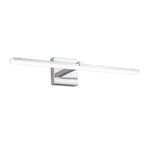 Applique murale linéaire à LED chromée minimaliste à intensité variable