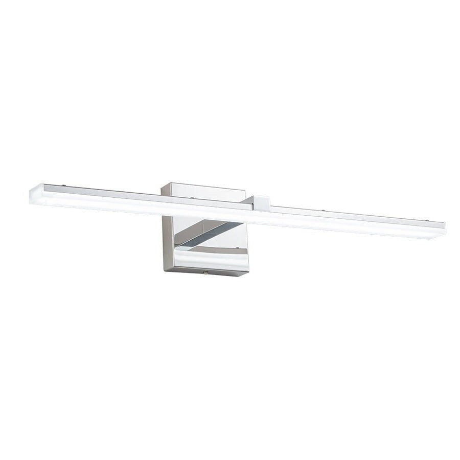 Applique murale linéaire à LED chromée minimaliste à intensité variable