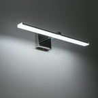Applique murale linéaire à LED chromée minimaliste à intensité variable