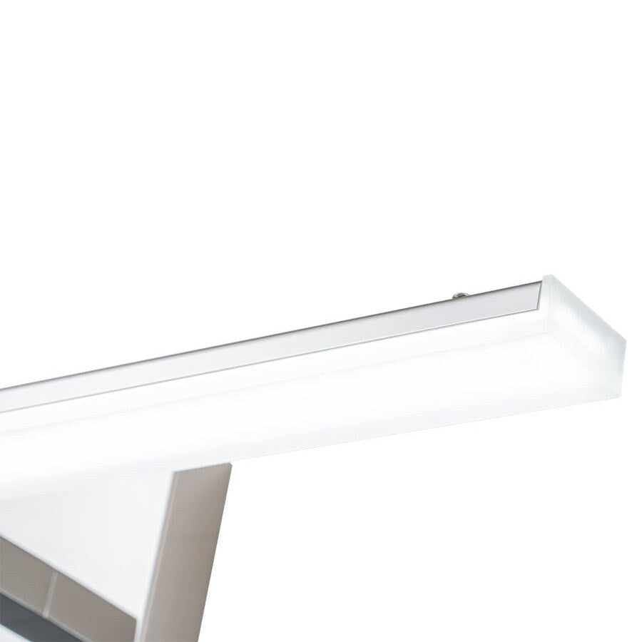 Applique murale linéaire à LED chromée minimaliste à intensité variable
