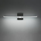 Applique murale linéaire à LED chromée minimaliste à intensité variable