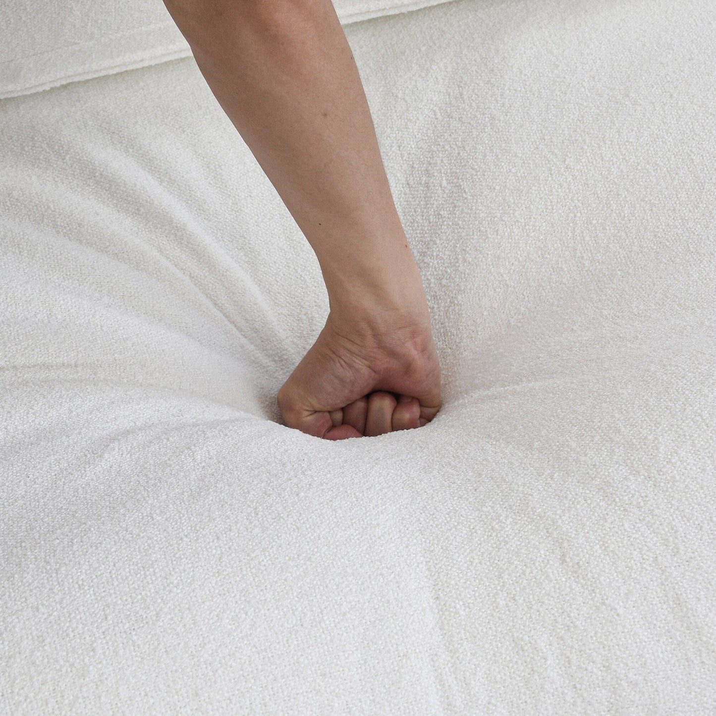Canapé modulaire sectionnel minimaliste moderne rembourré en duvet, canapé Cloud.