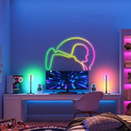 Lampe de bureau LED RGBCW minimaliste, veilleuse de chevet
