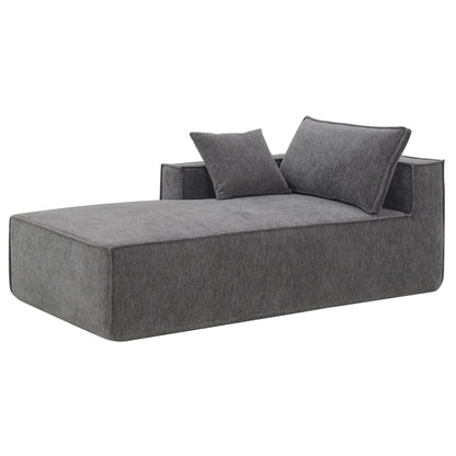Canapé modulaire de style minimaliste, ensemble de canapés en chenille infroissable, canapé compressé en forme de L pour le salon